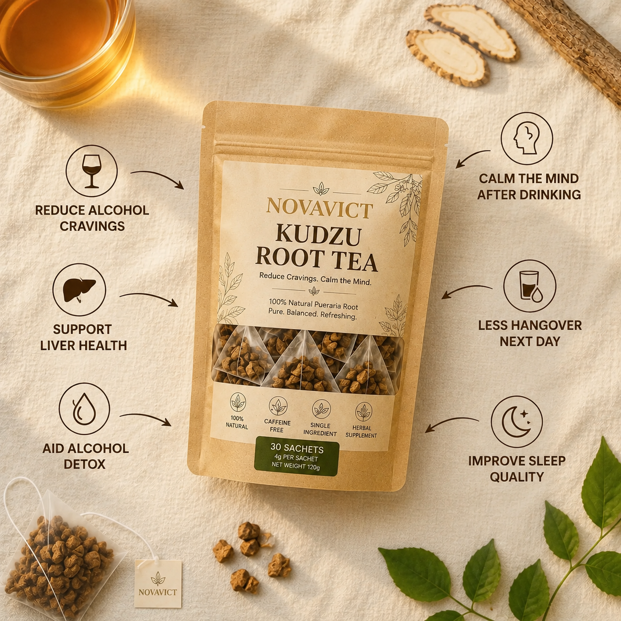 Kudzu Root Tea